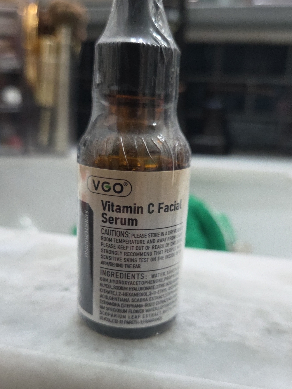 Vitamin C Facial Serum — Brown Clear Bottle for Brighter Skin